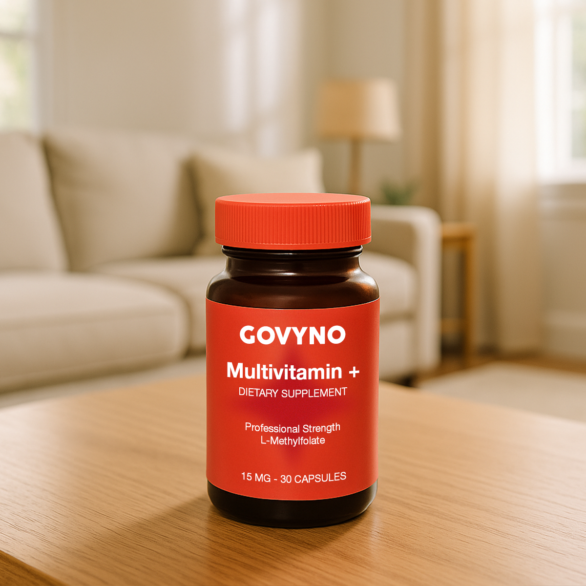 Govyno Multivitamin + 15 mg L-Methylfolate